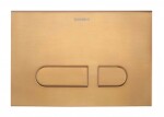 DURAVIT - DuraSystem Ovládání splachování, kartáčovaný bronz WD5012044000