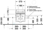 DURAVIT - Starck 2 Závěsné WC, WonderGliss, bílá 25330900001