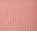 Křeslo, potah růžová manšestrová látka, dřevěné nohy, masiv kaučukovník