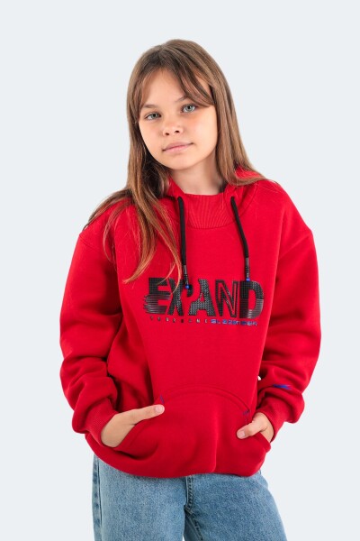 Slazenger Dilay Kids Unisex Sweatshirt Red