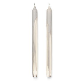 Ferm Living Svíčky Dryp set 2ks, Warm Grey