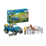 Schleich Terénní vůz venkovním výběhem pro dinosaura