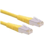 Roline 21.15.1402 RJ45 síťové kabely, propojovací kabely CAT 6 S/FTP 20.00 m žlutá dvoužilový stíněný 1 ks
