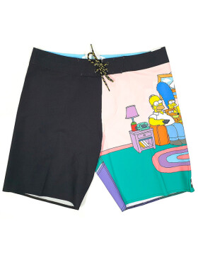 Billabong SIMPSONS FAMILY COUC black pánské 32