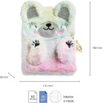 APLI APLI, MR7493, Back2Fun, plyšový deník se zámkem, medvídek