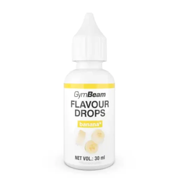 Flavour Drops - GymBeam (banán, 30 ml) (9037-1-banana)