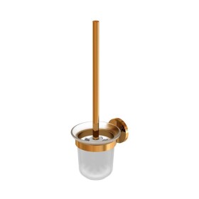 STEINBERG - 660 WC štětka nástěnná s držákem, matné sklo/růžové zlato 660 2911 RG