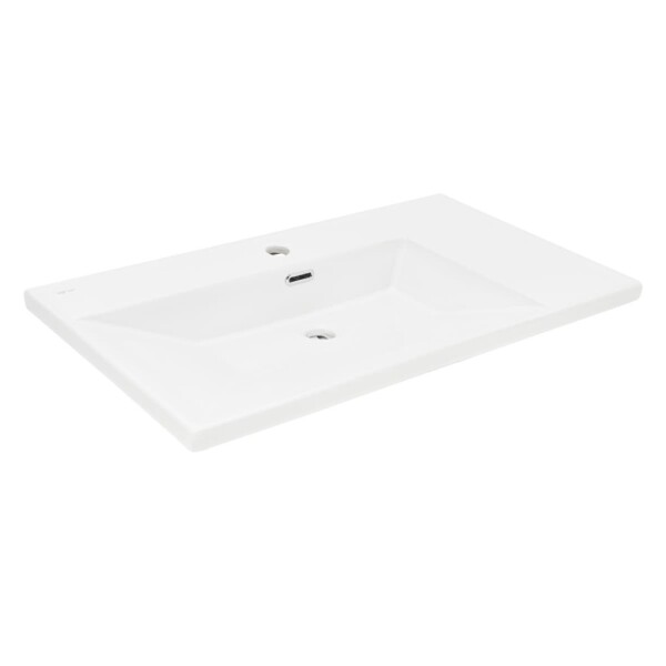 Nábytkové umyvadlo SAT B-Way 81x46 cm otvor pro baterii uprostřed SATBWA8046 SATBWA8046