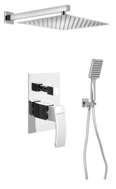 SAPHO - GINKO podomítkový sprchový set s pákovou baterií, 2 výstupy, chrom 1101-42-23