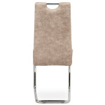 Jídelní židle, béžová, látka, HC-483 CRM3