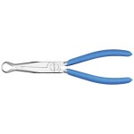 Knipex 26 26 200 T Půlkulaté kleště s břity VDE s připevňovacím okem 200mm / úzké ploché kleště /40° / délka čelistí:73m (26 26 200 T)