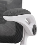 Kancelářská židle, houpací mechanismus, šedá síťovina, KA-Q843 GREY