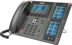 Fanvil X210 V2 černá / IP telefon / 20 linek / 4,3" LCD / videohovory / PoE / Bluetooth 4.2 (X210 V2)