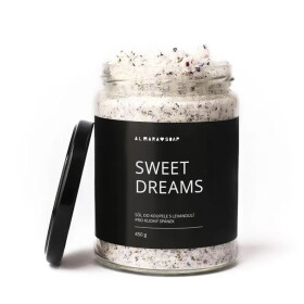 Almara Soap Sůl do koupele Sweet Dreams 450 g, černá barva, sklo