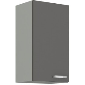 Horní skříňka 40 G-72 1F Barva korpusu: Šedá, Barva dvířek: Šedý lesk (Šedá)