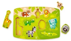 Hape Puzzle na desce - Džungle