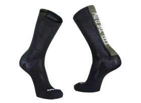Northwave Feel The Flow ponožky Black/Forest Green vel. S