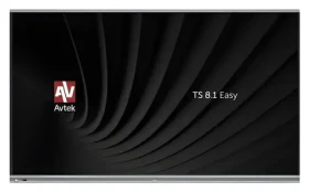 75" Avtek TS 8.1 Easy černá / Interaktivní dotykový panel / 4K UHD / Android 13 / 20 bodů multi-touch / OPS slot (1TV378)