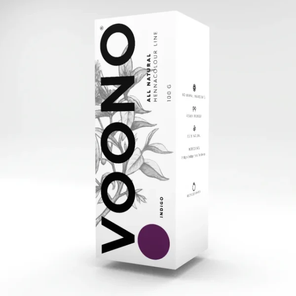 Voono Henna indigo - přírodní barva na vlasy 100g