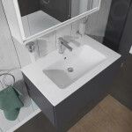 DURAVIT - ME by Starck Umyvadlo nábytkové 830x490 mm, s přepadem, s otvorem pro baterii, bílá 2336830000