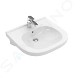 VILLEROY & BOCH - ViCare Umyvadlo Vita 610x550 mm, s přepadem, otvor pro baterii, CeramicPlus, alpská bílá 411960R1