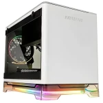 In Win A1 Plus bílá / Počítačová skříň / Mini ITX / Tvrzené sklo / Zdroj 650W 80+ Gold / ARGB / Qi 10W nabíjení (IW-A1PLUS-WHITE)