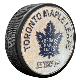 Mustang Puk Toronto Maple Leafs NHL Established Silver Medallion