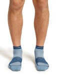 ICEBREAKER Mens Mer Run+ Ultralight Mini, Flint Blue/Atlantis (vzorek) velikost: M