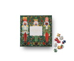 Rifle Paper Co. Vánoční puzzle Nutcracker Brigade – 500 dílků, zelená barva, papír