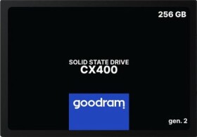 GOODRAM CX400 Gen.2 256GB / 2.5 / SATA III / 3D-NAND TLC / R: 550MBs / W: 480MBs / MTBF: 2mil (SSDPR-CX400-256-G2)