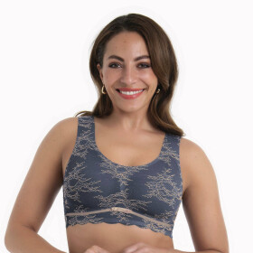 Essential Lace braletka s pěnovou výztuží 5400 grey/rose - Anita Classix 405 grey/rose XS