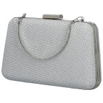 Módní dámské psaníčko Michelle Moon Rixa, stříbrné