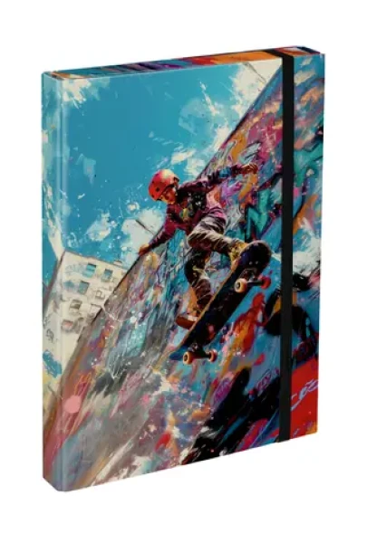BAAGL Desky na školní sešity A4 Skatepark / 23x32x3 cm (A-34809)