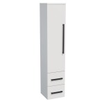 Koupelnová skříňka vysoká SAT Cube Way 32,5x163x33 cm bílá lesk CUBE3CHV35BL CUBE3CHV35BL