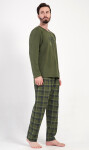 Pánské pyžamo dlouhé Sunshine paradise khaki XXL