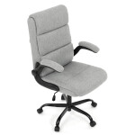 Kancelářské křeslo, houpací mechanismus, šedá látka, KA-K3104 GREY
