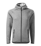 Direct stretch fleece pánský tmavě šedý melír S