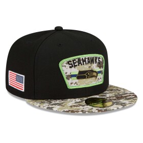 New Era Pánská kšiltovka Seattle Seahawks NFL 2021 On-Field Salute to Service 59FIFTY Fitted Velikost: 7 1/4