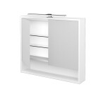Dřevojas - Dvoudveřová galerka FOCUS GA2OE 80 - N01 Bílá lesk 284169