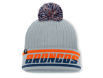 Fanatics Pánská zimní čepice Denver Broncos NFL Fissure Cuffed Knit Hat with Pom