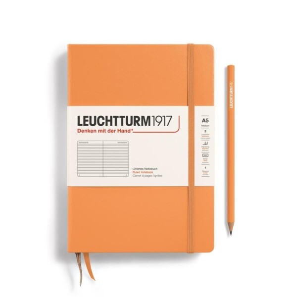 Leuchtturm1917 Zápisník Apricot Medium A5 linkovaný