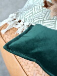 Chic Antique Sametový povlak na polštář Aix Forest Green 50 × 70 cm, zelená barva, textil