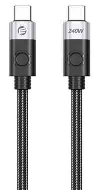 Orico CC240 černá / Kabel USB-C na USB-C / USB4 / 40 Gbps / 240 W / 8K 60Hz / 0,5 m
