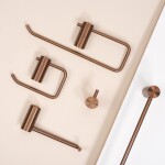 REA - Držák na toaletní papír 9711 Prism Brush Copper REA-98022