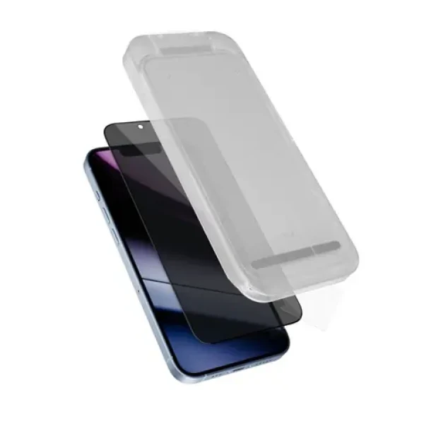 Epico Privacy Glass 3D DF ochranné sklo pro iPhone 13/13 Pro/14/16e / Ultra-široké krytí / s aplikátorem (93612151300008)