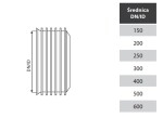 MIDAS Víčko PP k trubkám plasticor DN 250 , vnější na konec roury p6203