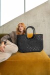 Nákupní taška Reisenthel Loopshopper L Frame Glossy dots black