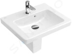 VILLEROY & BOCH - Subway 2.0 Umývátko s přepadem, 450x370 mm, alpská bílá 73154501