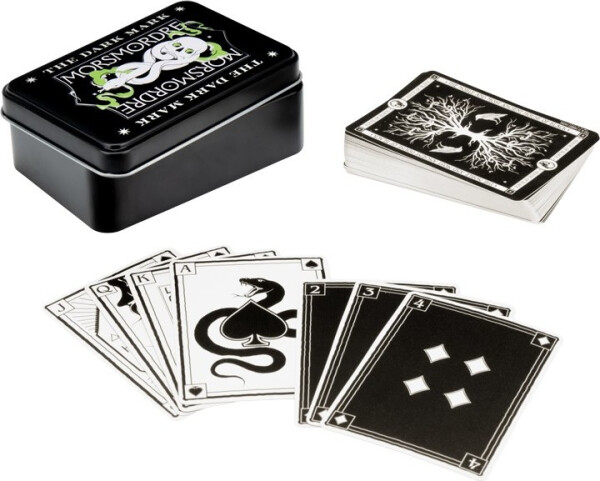 Harrry Potter Hrací karty - Dark Arts (plechový box) - EPEE