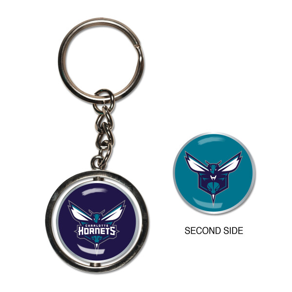 Wincraft Přívěšek na klíče Charlotte Hornets NBA Spinner Key Ring WI_54373015